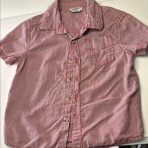 Red Checkered Kids Shirt